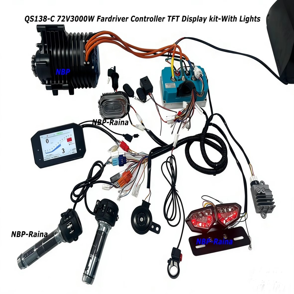 72V 3000W Mid Drive Motor Kit  - Mid Drive Motor Kit 72V 3000W ulasan dan harga